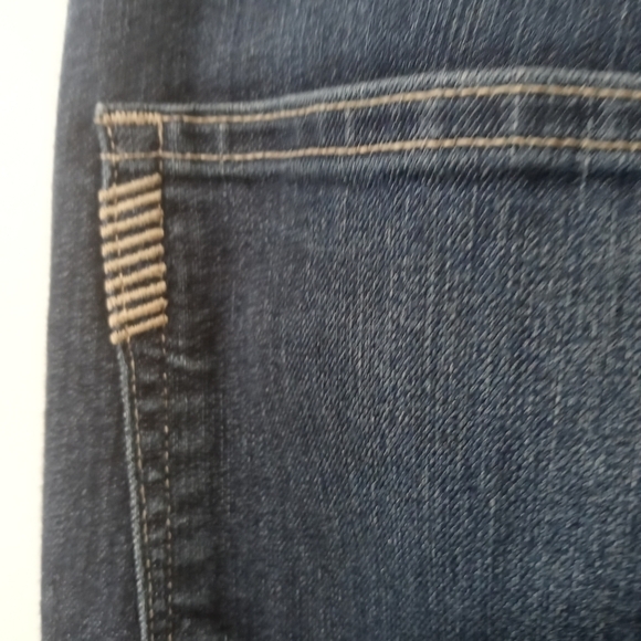 Paige Hoxton Side Stripes Raw hem Ankle Jeans Size 29 in Blue Color - Picture 10 of 16